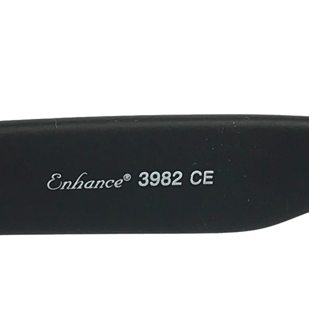 Enhance Eyeglasses Frames 3982 MATT BLACK Square Full Rim 52-18-145